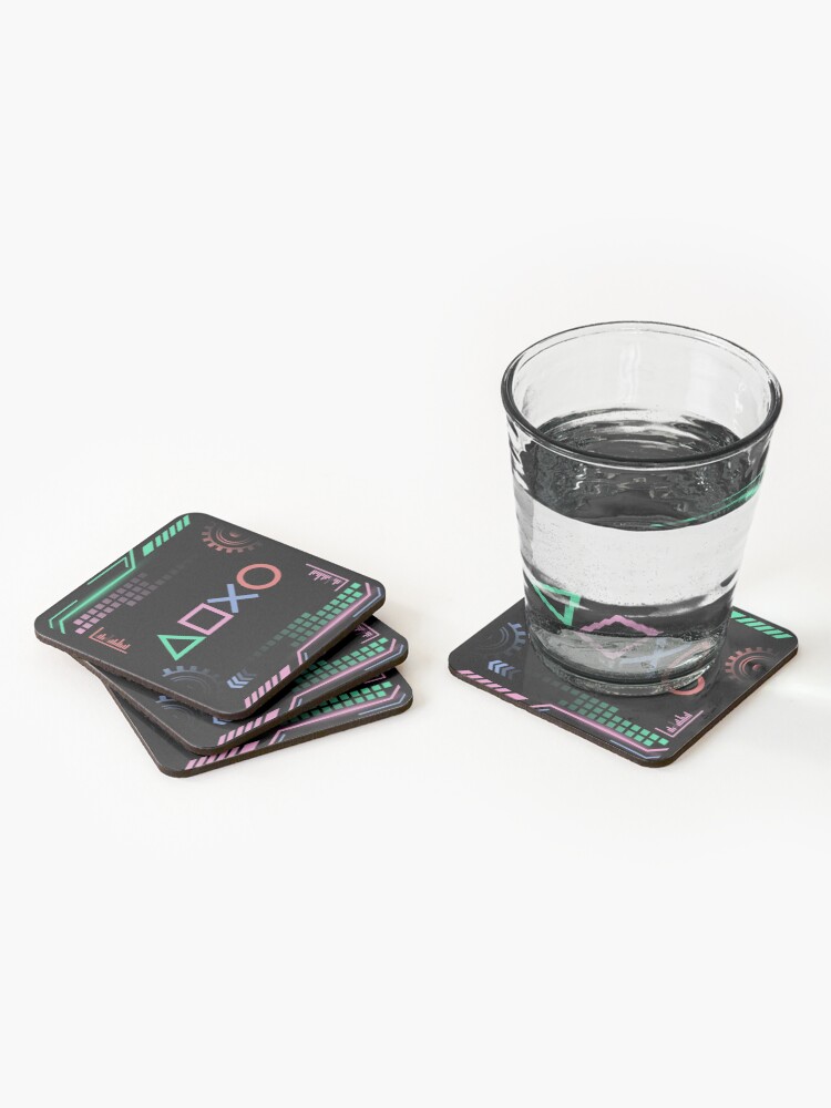 Alternate view of Gamer Life Coasters (Set of 4)