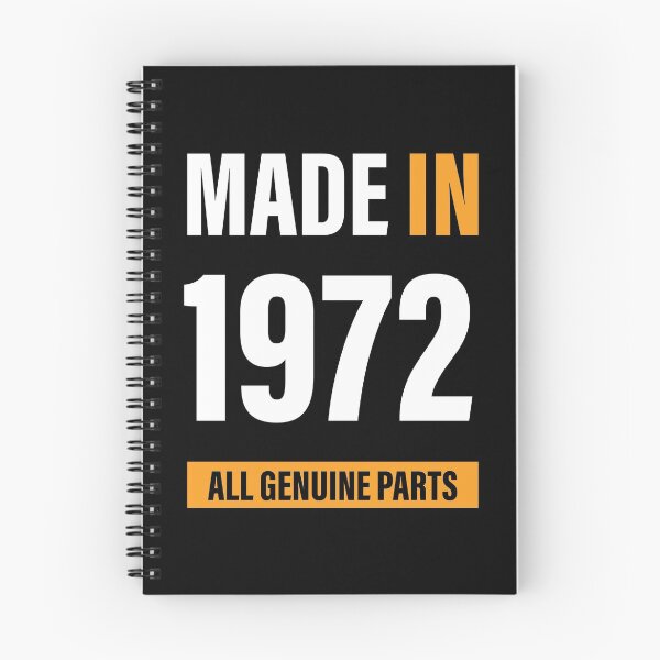 Item preview, 48th Birthday Made in 1972 All Genuine Parts - Gift designed and sold by DiogoCalheiros.