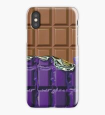 Sweet Tooth - Choclate Candy Bar in Purple Foil iPhone Case