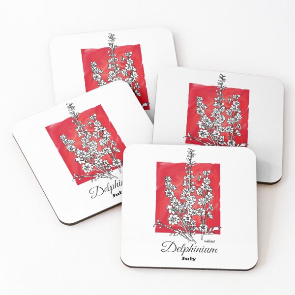 Item preview, July birth flower - delphinium designed and sold by RebekahMahoney.