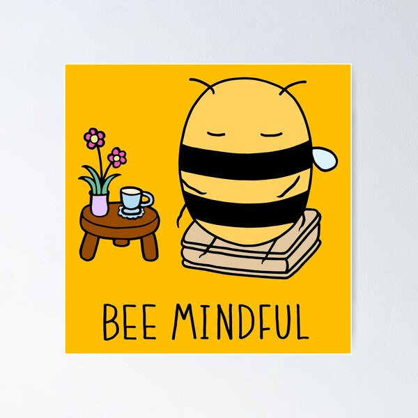 Item preview, Bee Mindful - Sunshine designed and sold by ImperfectLife.
