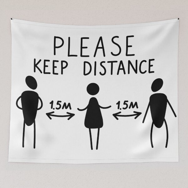 Item preview, Keep your distance designed and sold by Mankaanna.