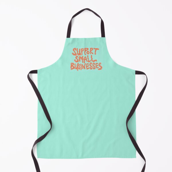 Item preview, support small businesses (orange and teal) designed and sold by hilariffic.