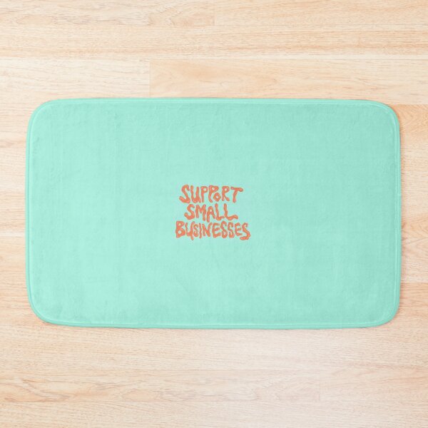 Item preview, support small businesses (orange and teal) designed and sold by hilariffic.