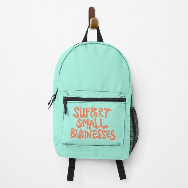 Item preview, support small businesses (orange and teal) designed and sold by hilariffic.