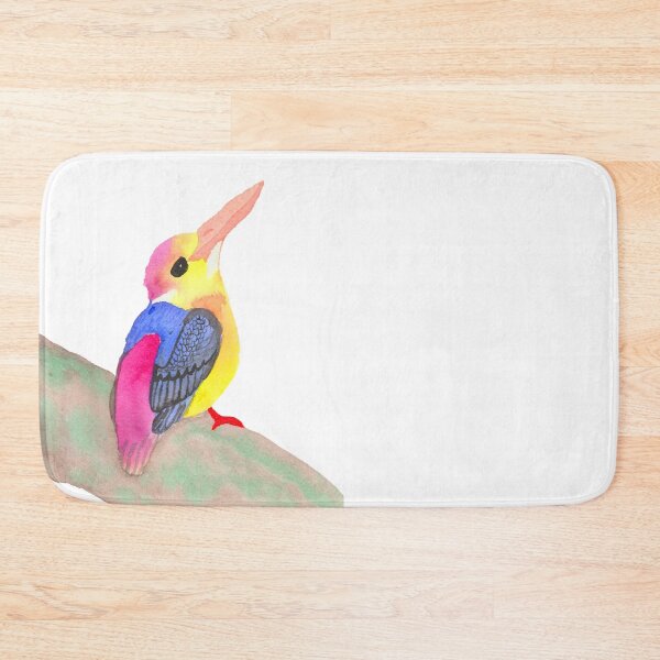 Item preview, Black-backed Kingfisher, white designed and sold by Sonderblume.