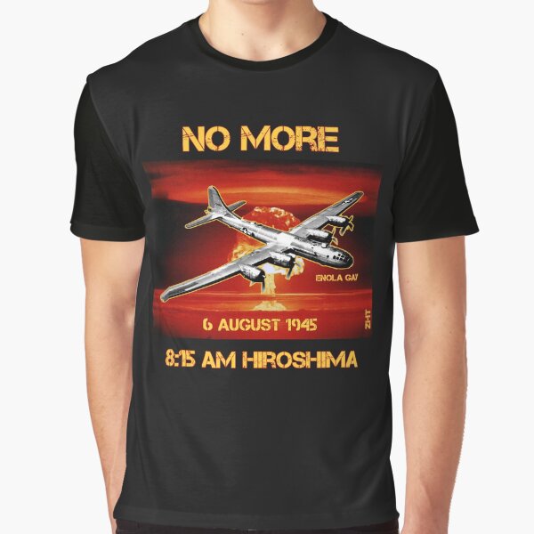 Vista previa del artículo con la obra «8:15 Bomba atómica de Hiroshima ww2», diseñado y vendido por ZuluHistoryTees.