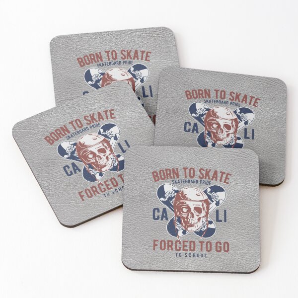 Item preview, Born to skate forced to go school designed and sold by Boutique-Chic.