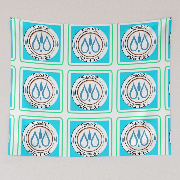 Item preview, Save water design print  designed and sold by 59SHOP24.