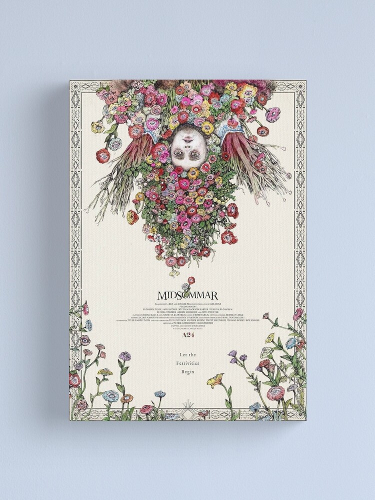 Alternate view of Midsommar Japanese Film Poster Canvas Print