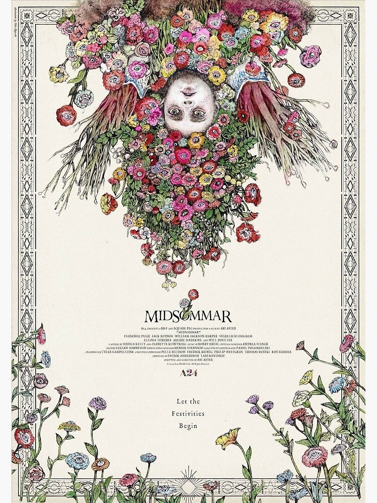 Midsommar Japanese Film Poster by tarajxde