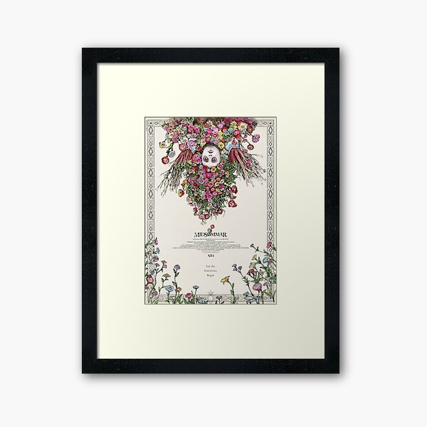 Midsommar Japanese Film Poster Framed Art Print