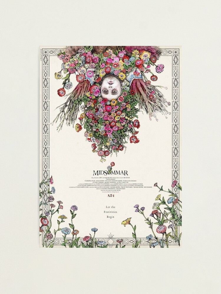Alternate view of Midsommar Japanese Film Poster Photographic Print