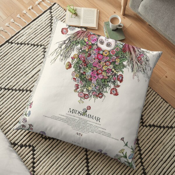 Midsommar Japanese Film Poster Floor Pillow