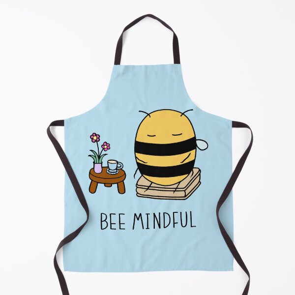 Item preview, Bee Mindful - Light Blue designed and sold by ImperfectLife.