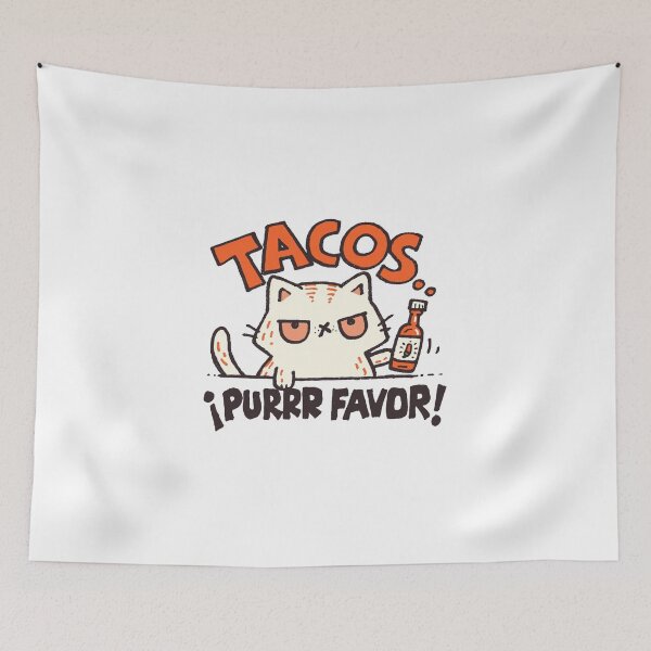 Item preview, Tacos !Purrr Favor! designed and sold by mydesigns15.
