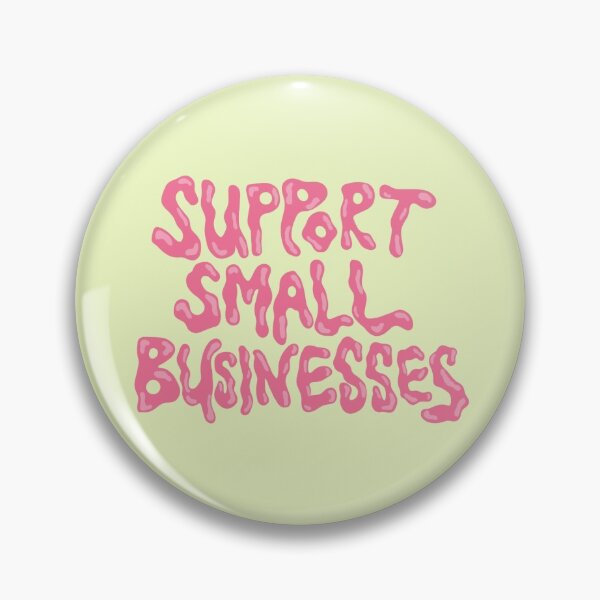 Item preview, support small businesses (pink and yellow) designed and sold by hilariffic.