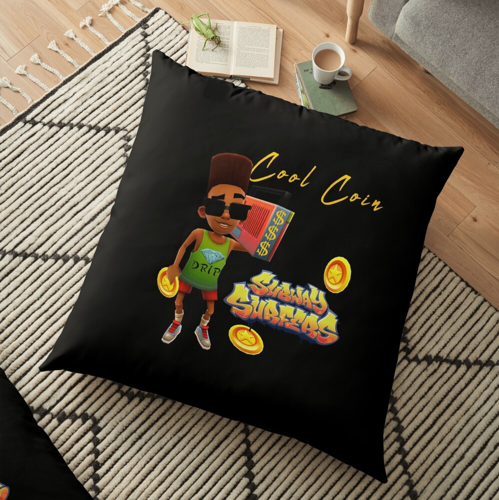 Subway Surfers Cool Coin Floor Pillow