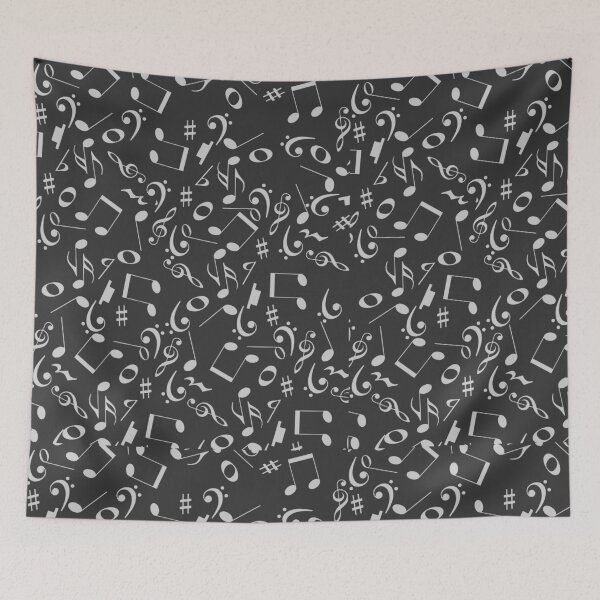 Item preview, Repeating Music Notes Seamless designed and sold by TyronMorgan.