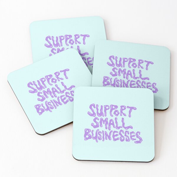 Item preview, support small businesses (purple and blue) designed and sold by hilariffic.