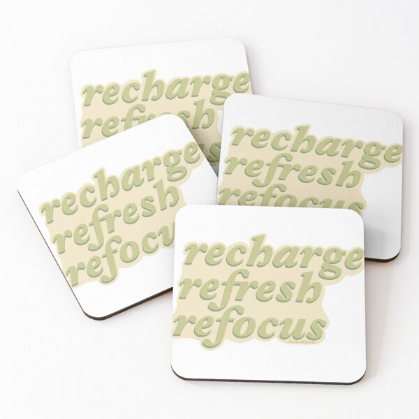 Item preview, recharge, refresh, refocus  designed and sold by drawnbyness.