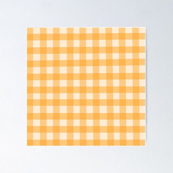 Item preview, orange gingham designed and sold by Issy-Cox.