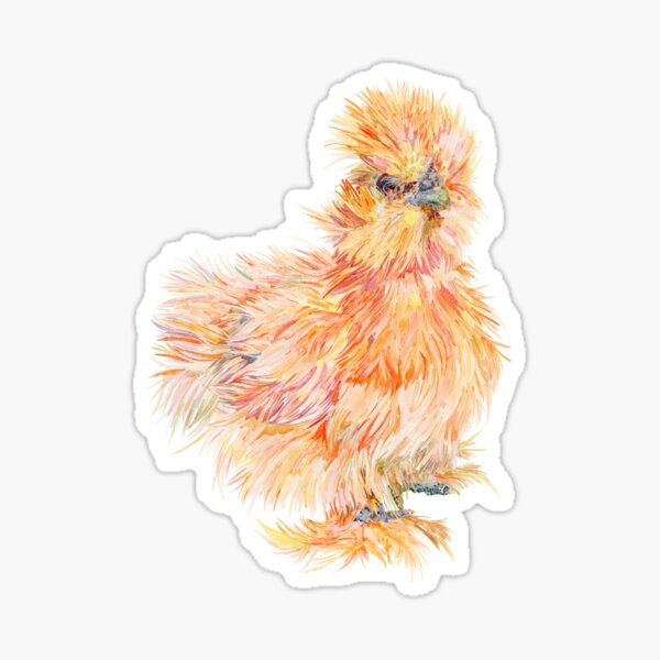 Item preview, Sweet Potato the Silkie Chick designed and sold by becca-boyce.