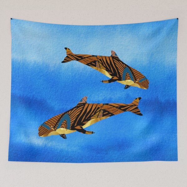 Item preview, Tribal Doodle Whales Orcas designed and sold by AmicaTrendz.