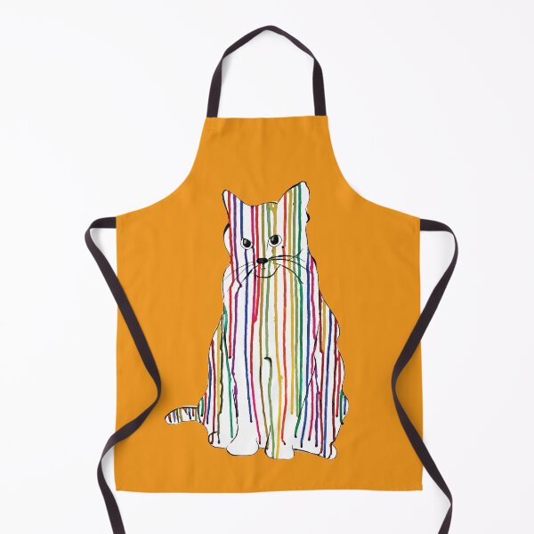 Item preview, Colour Drip Cat with White designed and sold by JillyBeanDesign.