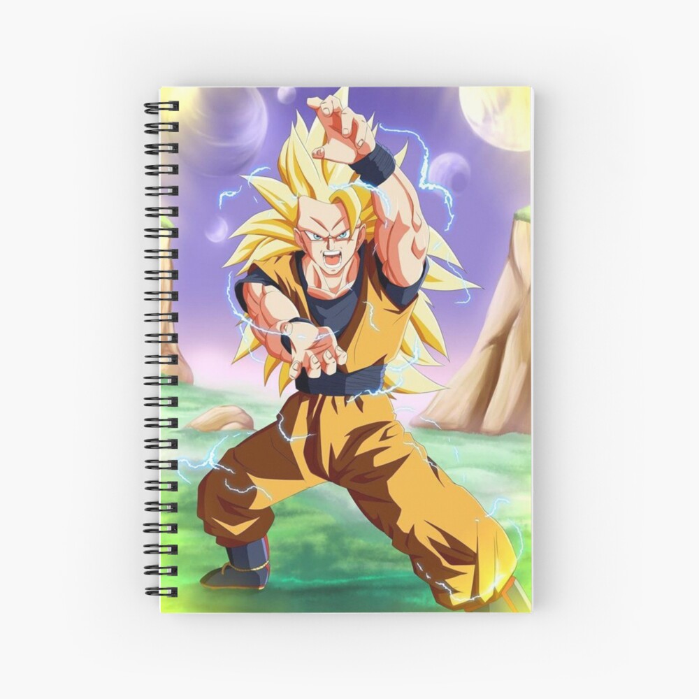 Goku artwork! Spiral Notebook for Sale by requiem147978