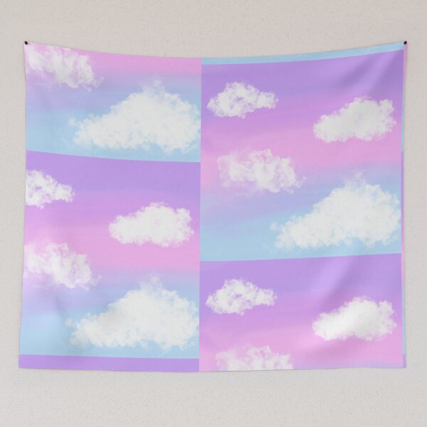 Item preview, Pastel Sky with Clouds designed and sold by Syrupandspice.