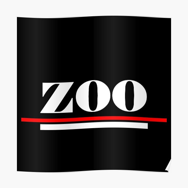 "Zoo Culture Logo" Poster for Sale by RUCZENO Redbubble