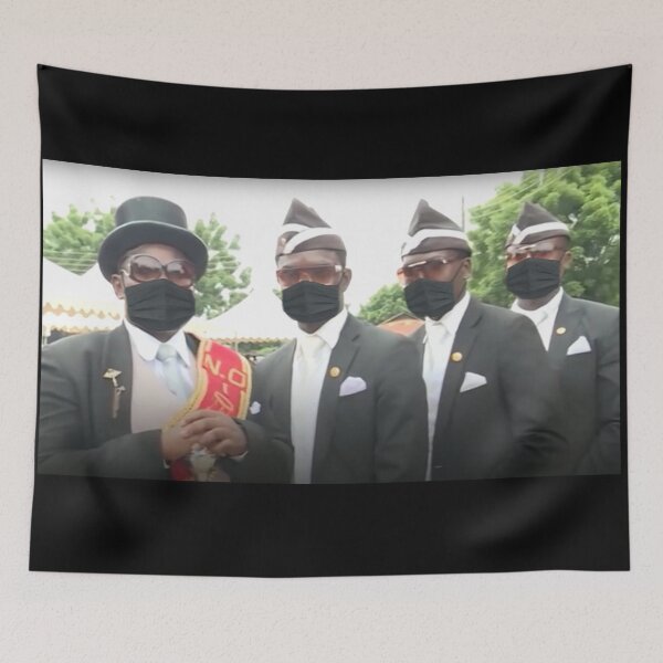 Item preview, african coffin dance meme with mask  designed and sold by bearandbubble .inc.