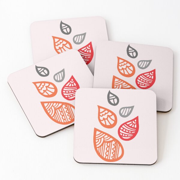 Item preview, Decorative Drops - Overall Graphic Pattern in Tribal Art Style  GC-091-02 designed and sold by GraphicCharms.