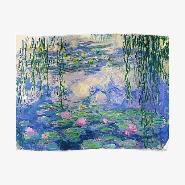 Water Lilies - Claude Monet Poster
