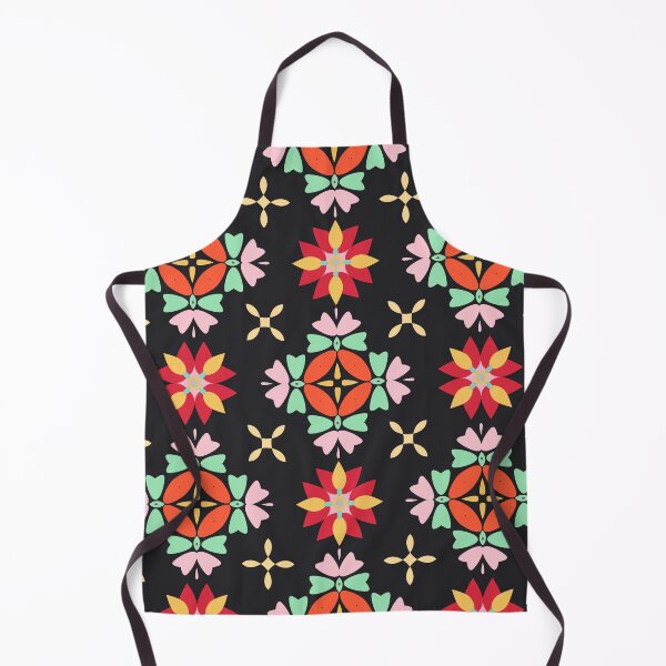 Item preview, modern repeated pattern with colorful and illustrative flowers designed and sold by vector-pro.