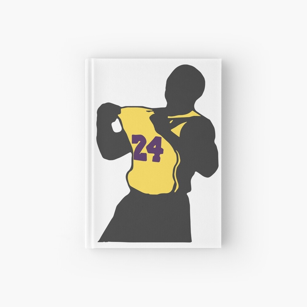 kobe pulling shirt