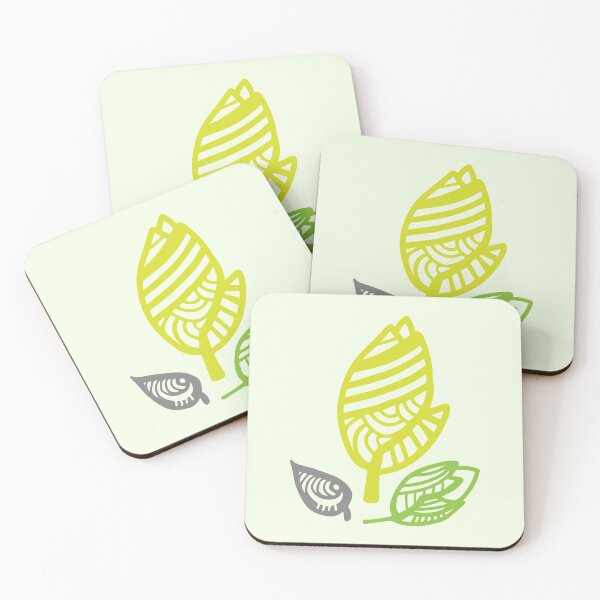 Item preview, Random Leaves - Overall Graphic Pattern in Tribal Art Style  GC-091-04 designed and sold by GraphicCharms.