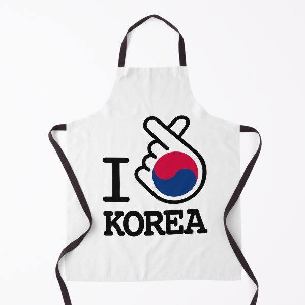 Item preview, Korean finger heart with flag, kpop love sign gift designed and sold by koreandesign.