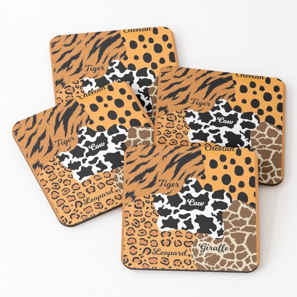 Item preview, Leopard cheetah Tiger Giraffe Cow print pattern designed and sold by Boutique-Chic.