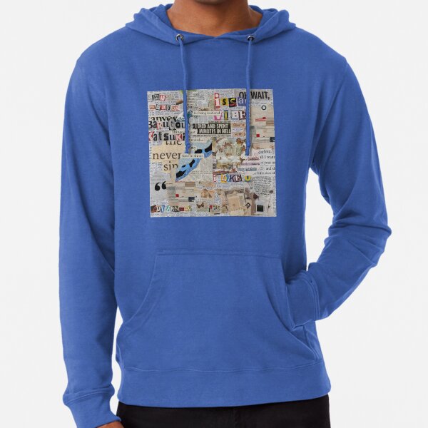 Newspaper deals print hoodie