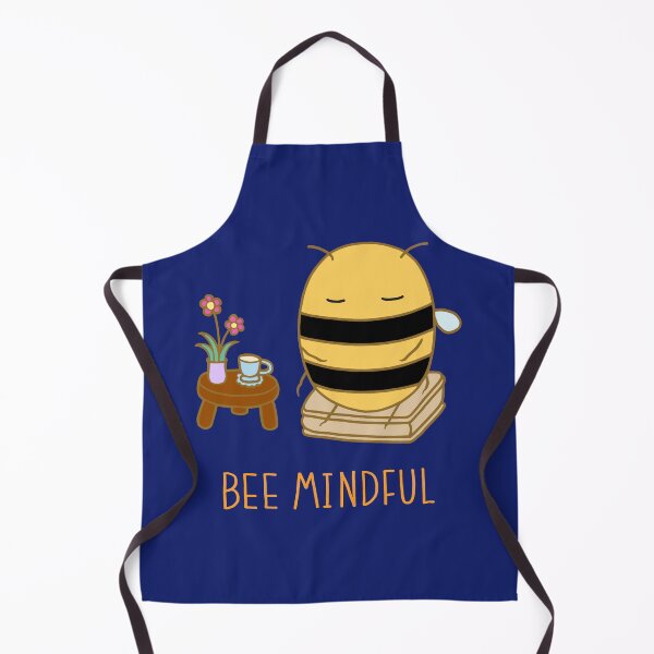 Item preview, Bee Mindful - Midnight Blue designed and sold by ImperfectLife.