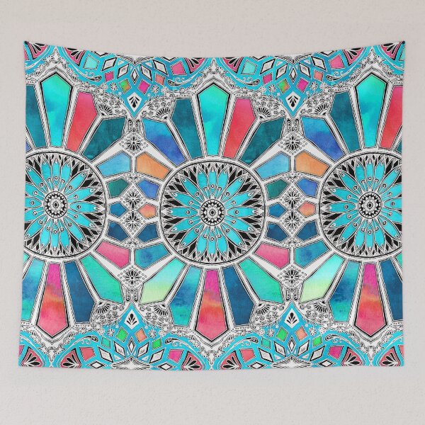 Item preview, Iridescent Watercolor Brights on White designed and sold by micklyn.
