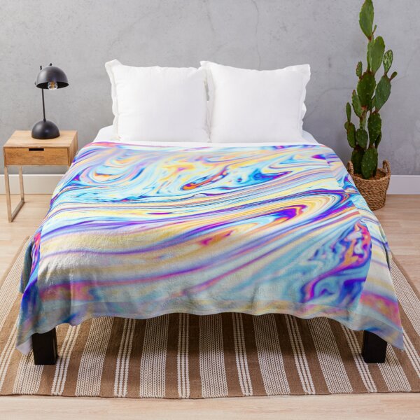 Item preview, Colorful rainbow holographic soap bubble abstract pattern  designed and sold by conceptDVS.