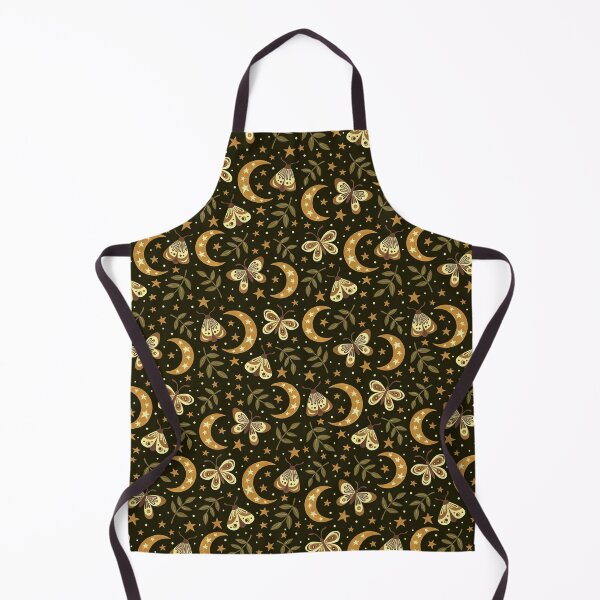 Moons and moths Apron