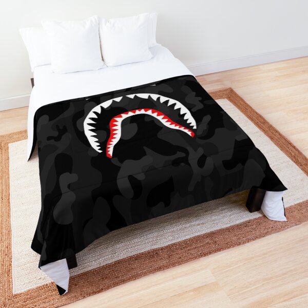 bape camo shark camouflage Comforter