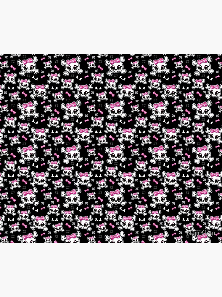 Harajuku pink bow skull stockings – Cutiekill