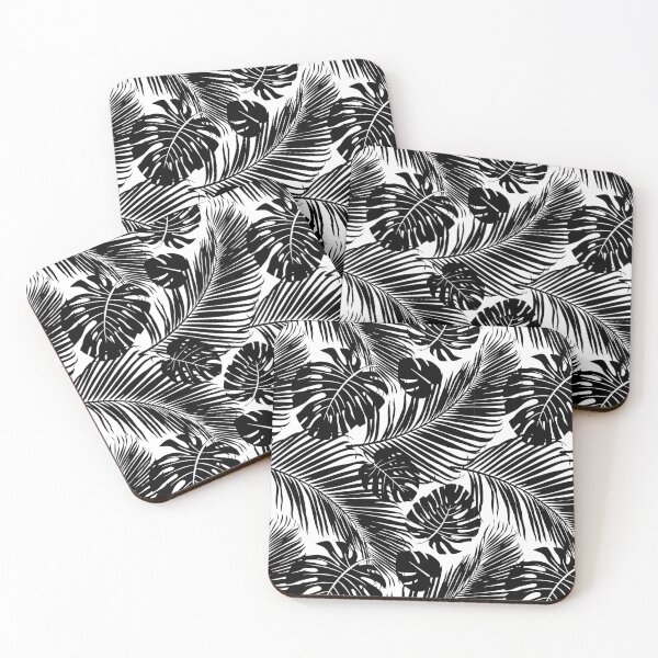 Item preview, Palms and monstera leaves silhouette  designed and sold by NomiBee.