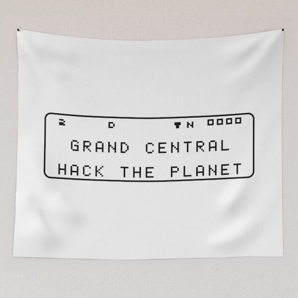 Item preview, Grand Central Hack The Planet - Hackers designed and sold by Miguel Queiruga.