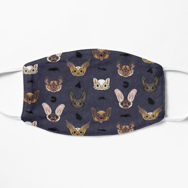 Insectivorous Bat Pattern Flat Mask